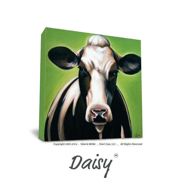 Steel Cow LLC Canvas Print Daisy – Canvas Wall Art Print