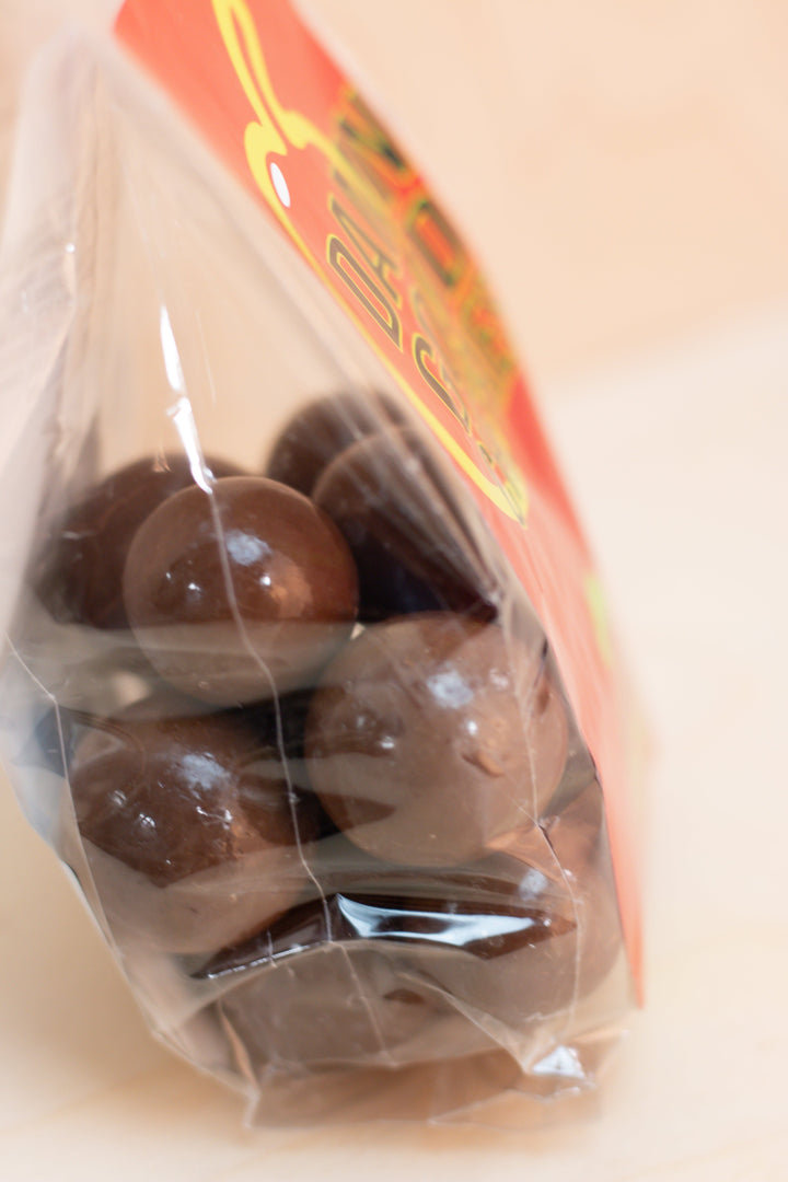 The South Bend Chocolate Company Damn Good Dark Chocolate Covered Michigan Cherries