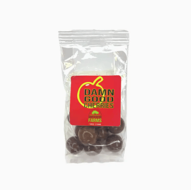 The South Bend Chocolate Company Home Decor - Kitchen Gourmet Entertaining - Food 2 oz Damn Good Milk Chocolate Covered Michigan Cherries