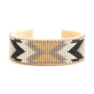 Etkie Jewelry - Bracelets Dawn Glass Cuff Large