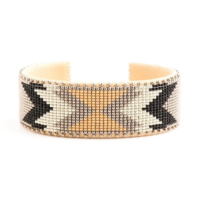Etkie Jewelry - Bracelets Dawn Glass Cuff Large
