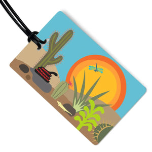 R. Nichols Luggage Tag Desert Luggage Tag