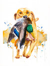 Aaron Burgers Wall Art Dex w/ Duck Print