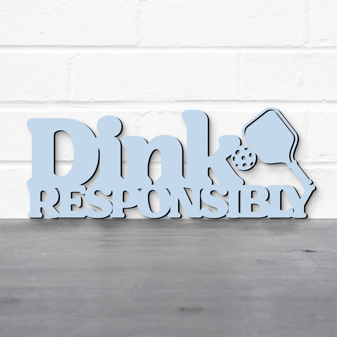Spunky Fluff Proudly handmade in South Dakota, USA Dink Responsibly Pickleball Wall Art