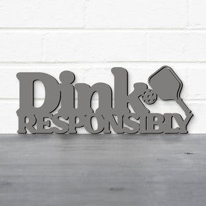 Spunky Fluff Proudly handmade in South Dakota, USA Dink Responsibly Pickleball Wall Art