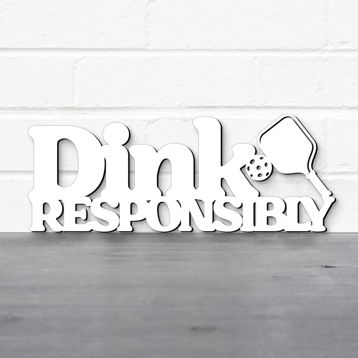 Spunky Fluff Proudly handmade in South Dakota, USA Dink Responsibly Pickleball Wall Art
