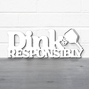 Spunky Fluff Proudly handmade in South Dakota, USA Dink Responsibly Pickleball Wall Art