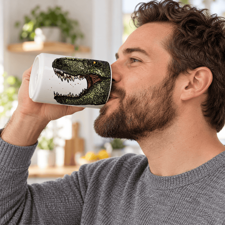 American Brand Studio Coffee Mug Dinosaur Snout Mug – 15 oz