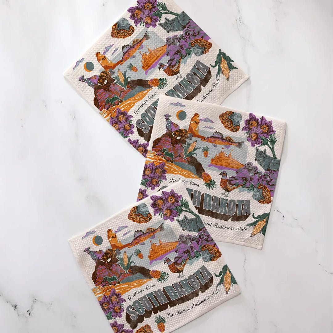 Geometry Other - Local Pride Dish Cloth Greetings from SD