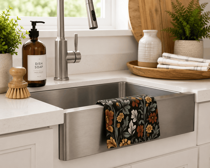 Geometry Home Decor - Linens - Geometry Kitchen Dish Cloth Set - Classic Floral (3-Pack)