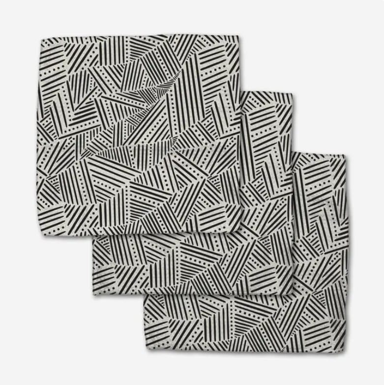 Geometry Other - Local Pride Dish Cloth Set - Rhythm Current Stripes (3-Pack)