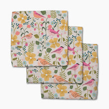 Load image into Gallery viewer, Geometry Home Decor - Linens - Geometry Kitchen Dish Cloth Set - Summer Songbirds
