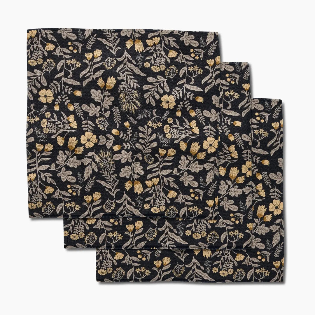 Geometry Home Decor - Linens - Geometry Kitchen Dish Cloth Set - Woodland Wildflowers