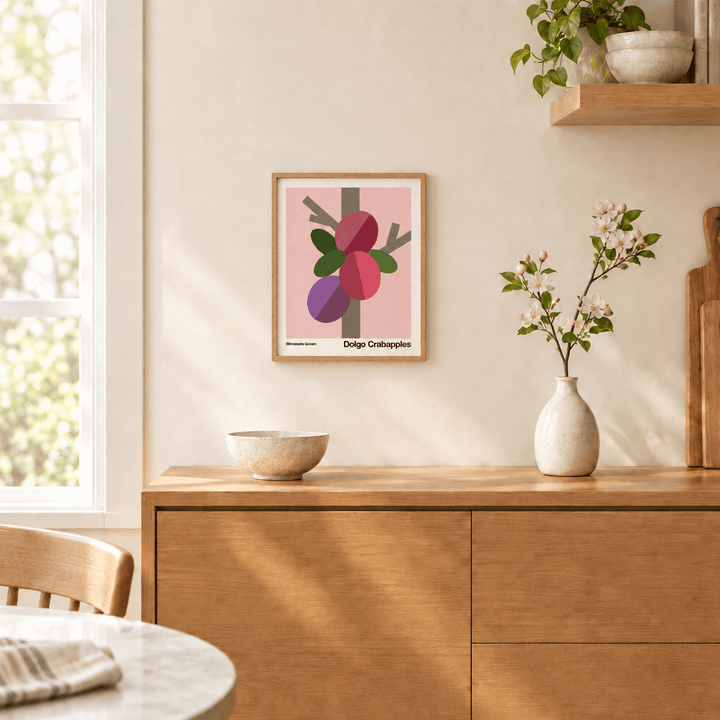 Little Dipper Art Dolgo Crabapple Botanical Art Print | Little Dipper Art