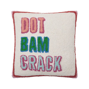 Peking Handicraft Home Decor - Home Accent Dot Bam Crack Hook Pillow