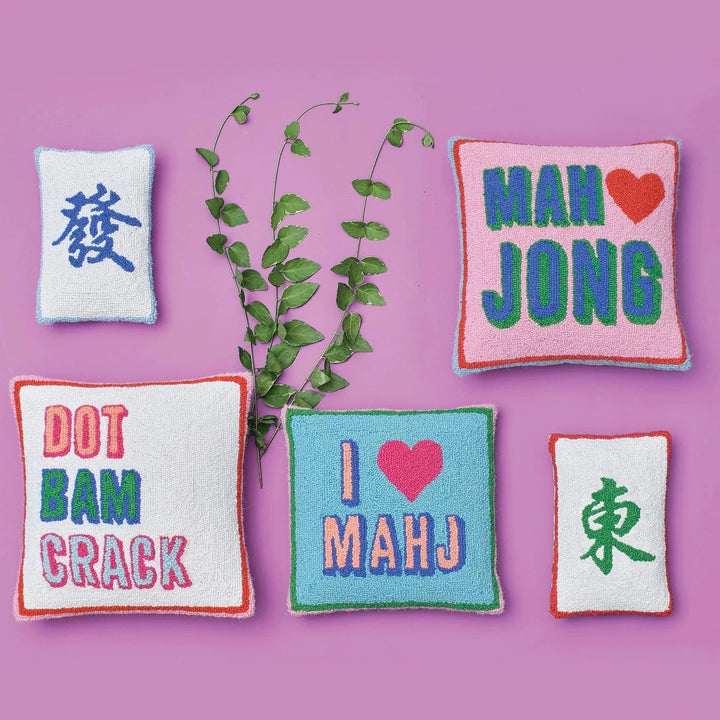 Peking Handicraft Home Decor - Home Accent Dot Bam Crack Hook Pillow