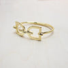 CXC Jewelry Jewelry - Bracelets Double D Cuff Gold M