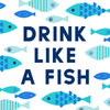 soiree-sisters Drink Like a Fish Funny Cocktail Napkins 20ct