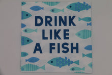 Load image into Gallery viewer, soiree-sisters Drink Like a Fish Funny Cocktail Napkins 20ct
