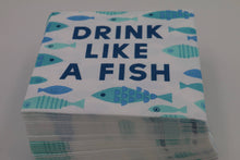 Load image into Gallery viewer, soiree-sisters Drink Like a Fish Funny Cocktail Napkins 20ct
