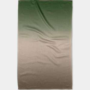 Geometry Kitchen and Bar Earth Gradient Tea Towel