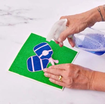 Rock Flower Paper Home Decor - Linens Eco Sponge Cloths Pickleball