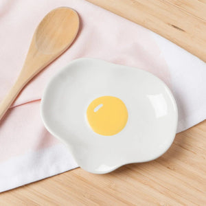 Danica Brands Home Decor - Kitchen Gourmet Entertaining - Serveware Functional Eggs Shaped Spoon Rest
