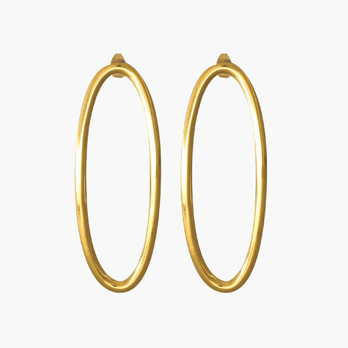 CXC Gold Ellipse Earring