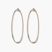 Load image into Gallery viewer, CXC Silver Ellipse Earring
