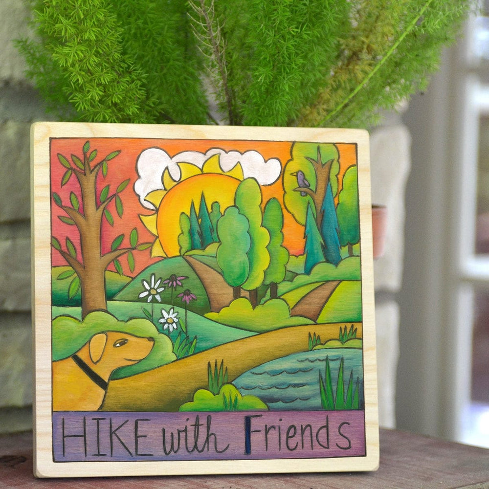 Sincerely Sticks Wall Art Enjoy the Outdoors 9" x 9" Plaque