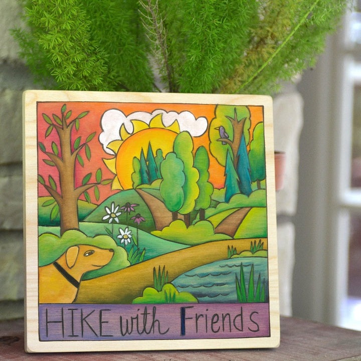 Sincerely Sticks Wall Art Enjoy the Outdoors 9" x 9" Plaque
