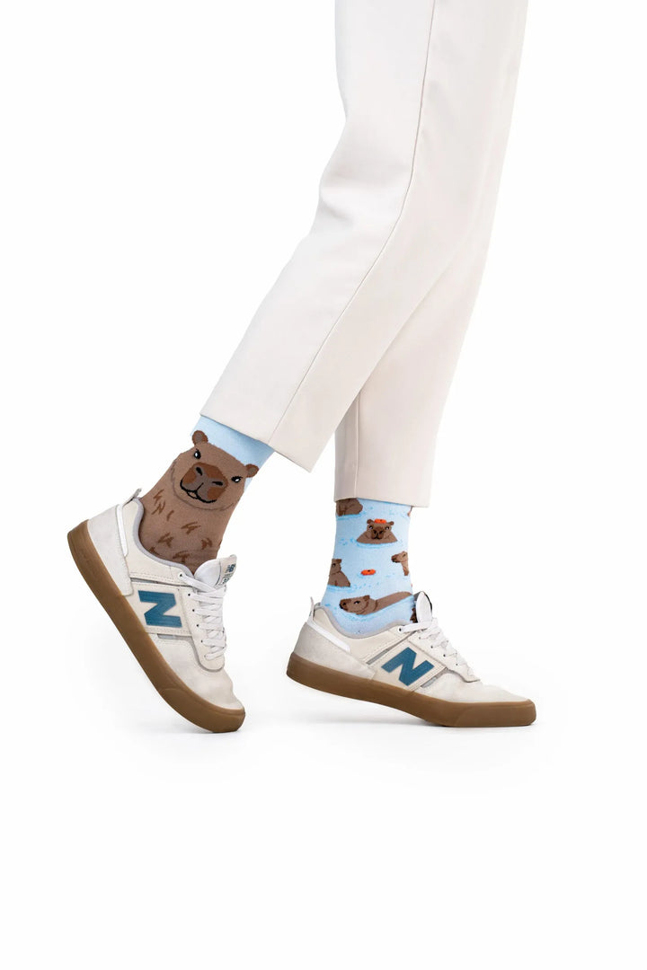 Many Mornings Socks Everyday Unisex Sock Capybara
