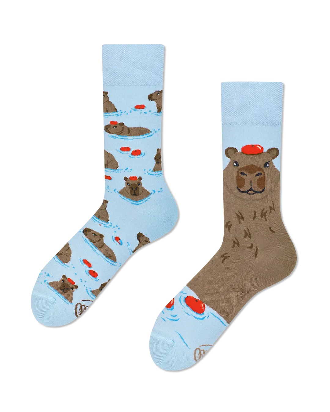 Many Mornings Socks Everyday Unisex Sock Capybara