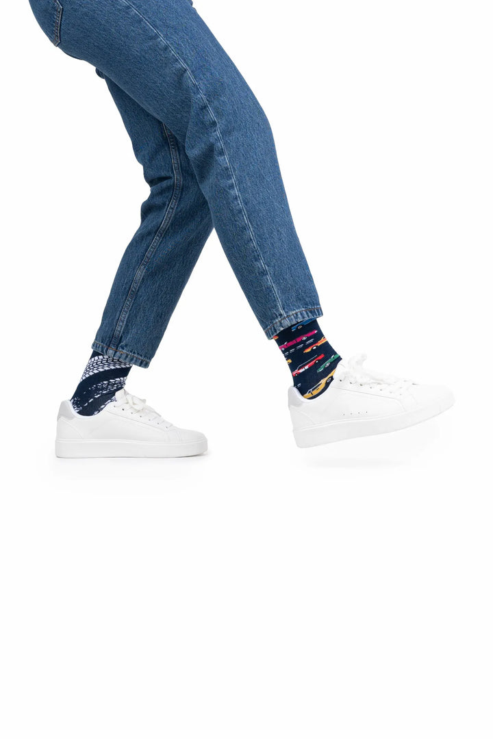 Many Mornings Socks Everyday Unisex Sock Fast Cars
