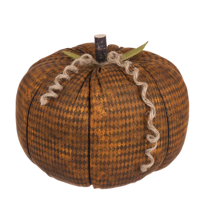 Collins Painting &amp; Design Home Decor - Seasonal Fabric Pumpkin Harlequin XL