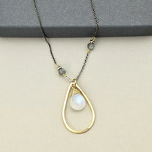 Load image into Gallery viewer, j and i jewelry Jewelry - Necklaces Faceted Moonstone Necklace
