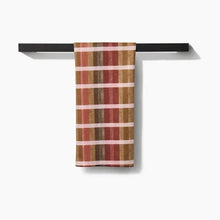 Load image into Gallery viewer, Geometry Home Decor - Linens - Geometry Kitchen Fall Harvest Stripes Tea Towel
