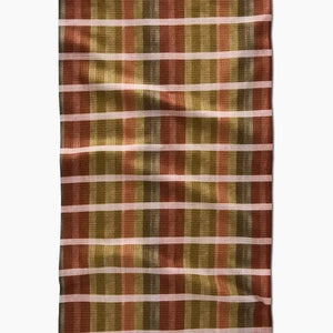 Geometry Home Decor - Linens - Geometry Kitchen Fall Harvest Stripes Tea Towel