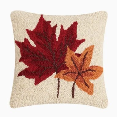 Peking Handicraft Pillow Fall Leaves Hook Pillow