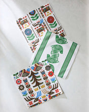 Load image into Gallery viewer, Geometry Festive Folk Dishcloth Set
