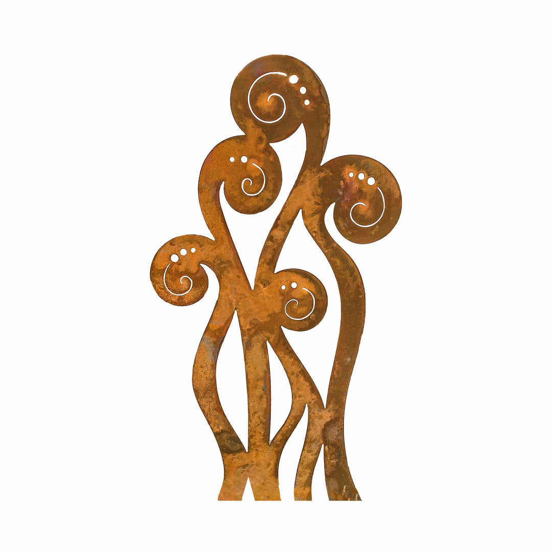 Prairie Dance Proudly Handmade in South Dakota, USA Fiddlehead Ferns - Garden Stake