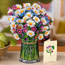 Load image into Gallery viewer, FreshCut Paper LLC Greeting &amp; Note Cards Field of Daisies Pop-Up Greeting Card
