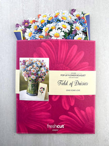 FreshCut Paper LLC Greeting & Note Cards Field of Daisies Pop-Up Greeting Card