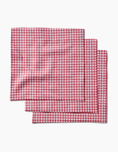 Load image into Gallery viewer, Geometry Fireside Plaid Red Dishcloth Set
