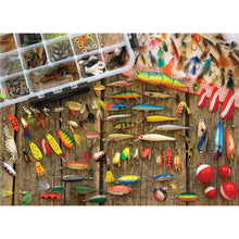 Load image into Gallery viewer, Cobble Hill Puzzles Puzzles/Games/Books Fishing Lures 1000 Piece Jigsaw Puzzle
