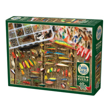 Load image into Gallery viewer, Cobble Hill Puzzles Puzzles/Games/Books Fishing Lures 1000 Piece Jigsaw Puzzle
