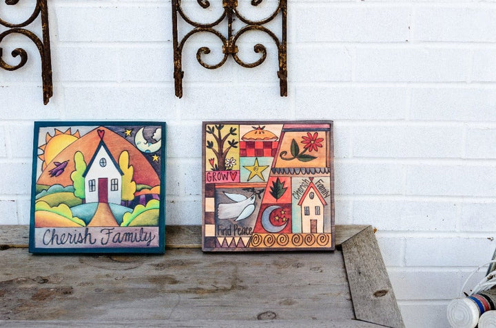 Sincerely Sticks Wall Art Fly Home 9" x 9" Plaque