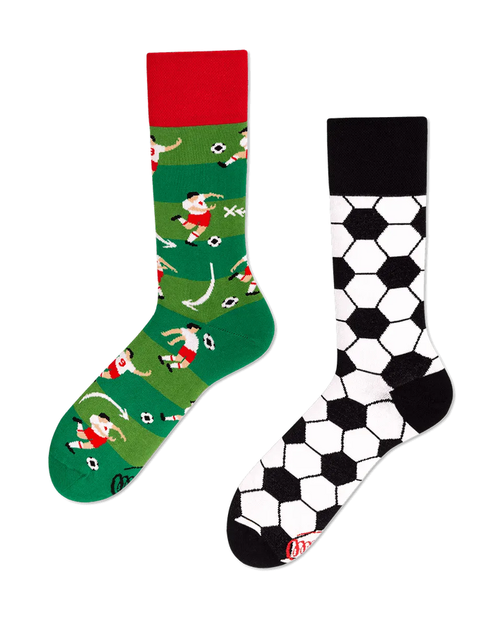 Many Mornings Socks Football Fan Novelty Socks
