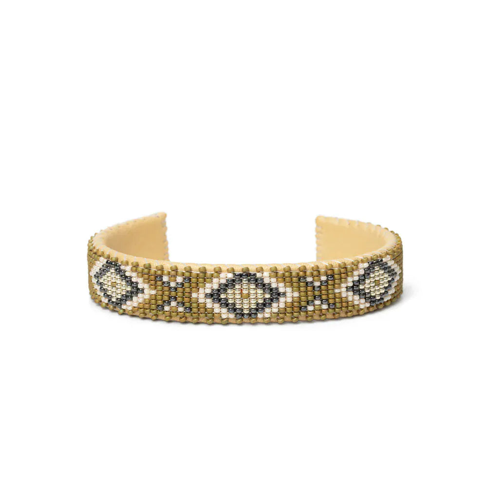 Etkie Jewelry - Bracelets Forest Glass Cuff Small