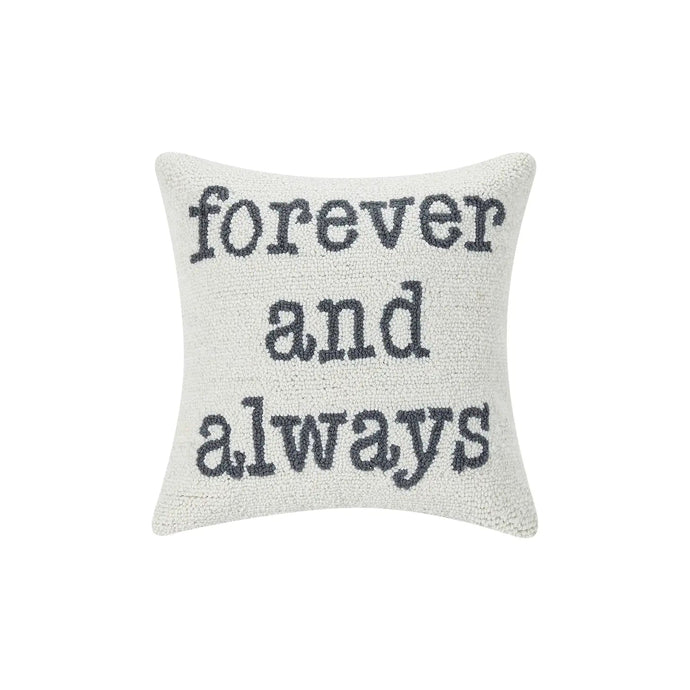 Peking Handicraft Home Accents Forever and Always Hook Pillow